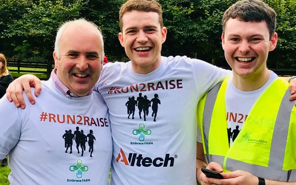 Friends enjoying a moment together during the #RUN2RAISE charity run